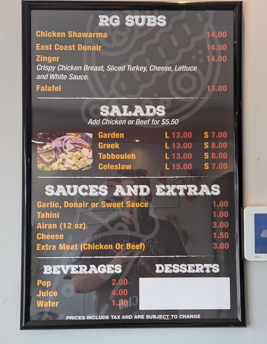 RG. Kitchen Menu - Image 4