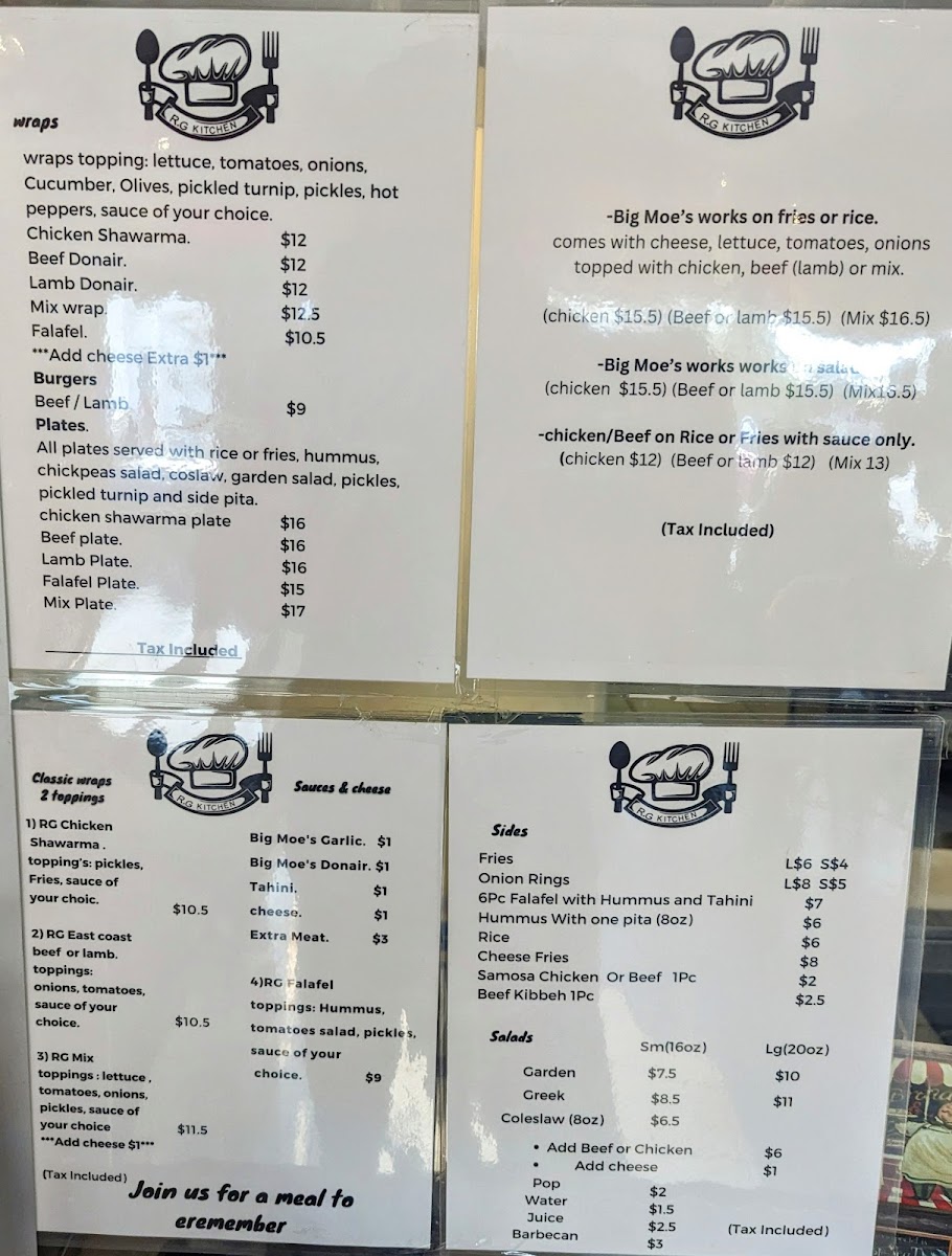 RG. Kitchen Menu - Image 6
